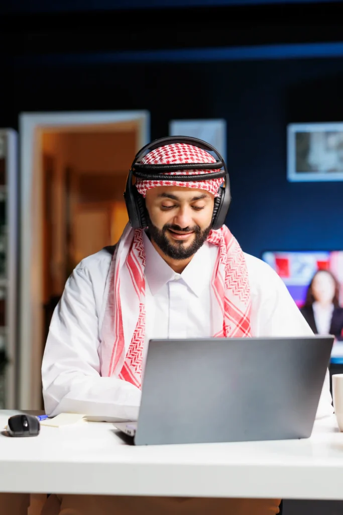 Student taking tajweed classes online
