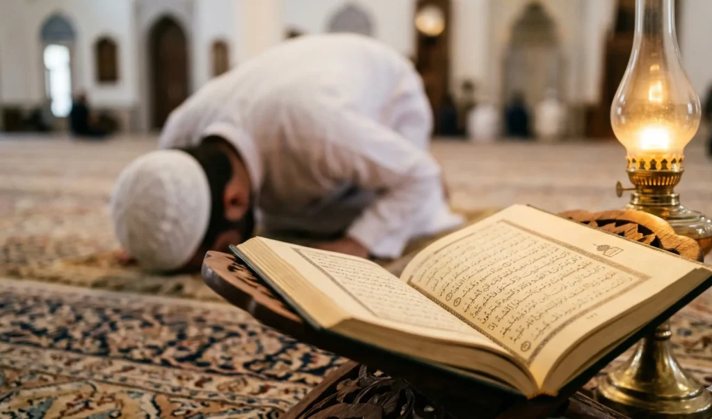 Muslim learning how many sajdahs are in the quran
